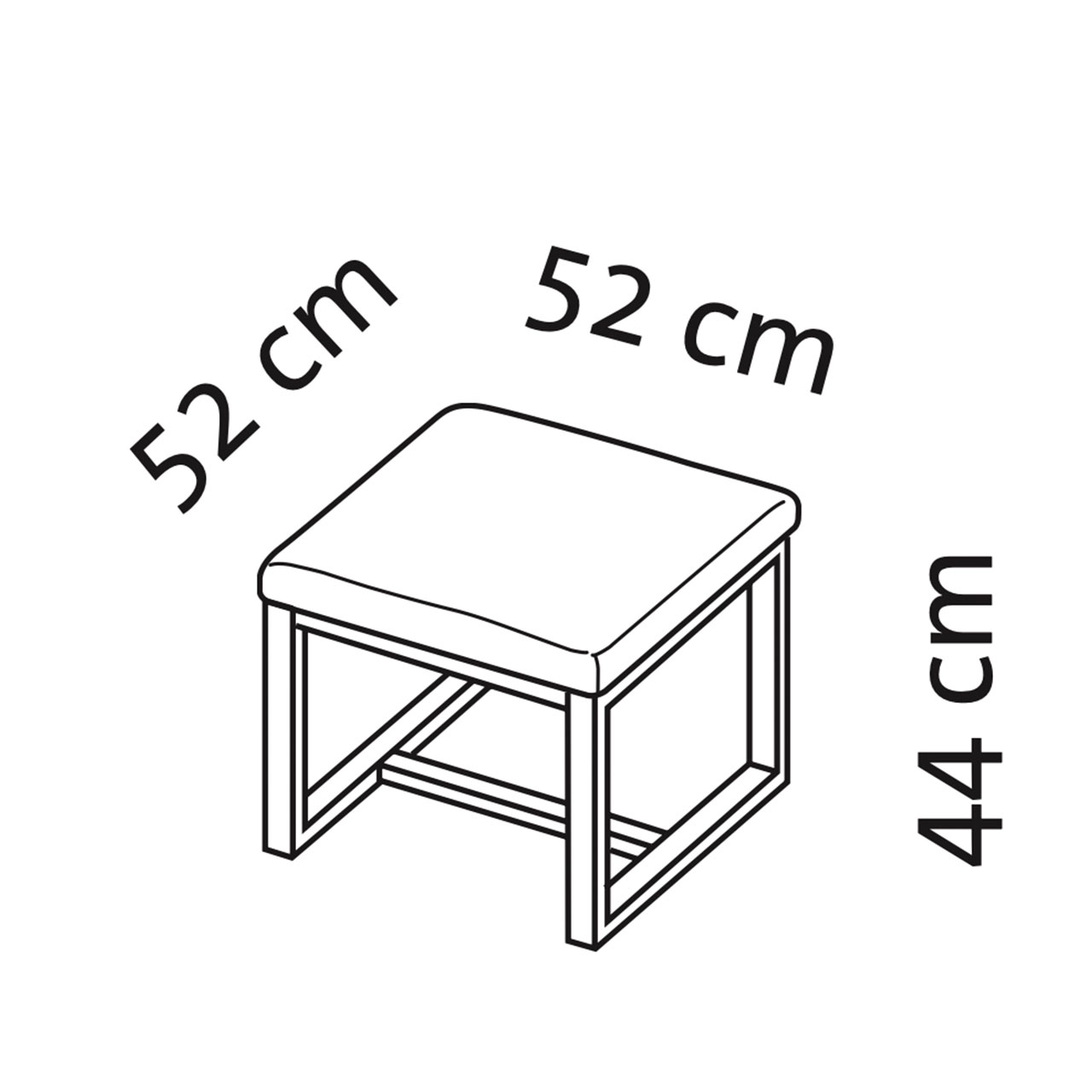 Maßzeichnung brühl grace Sessel 68160. Maßzeichnung für den Sessel grace 68160.