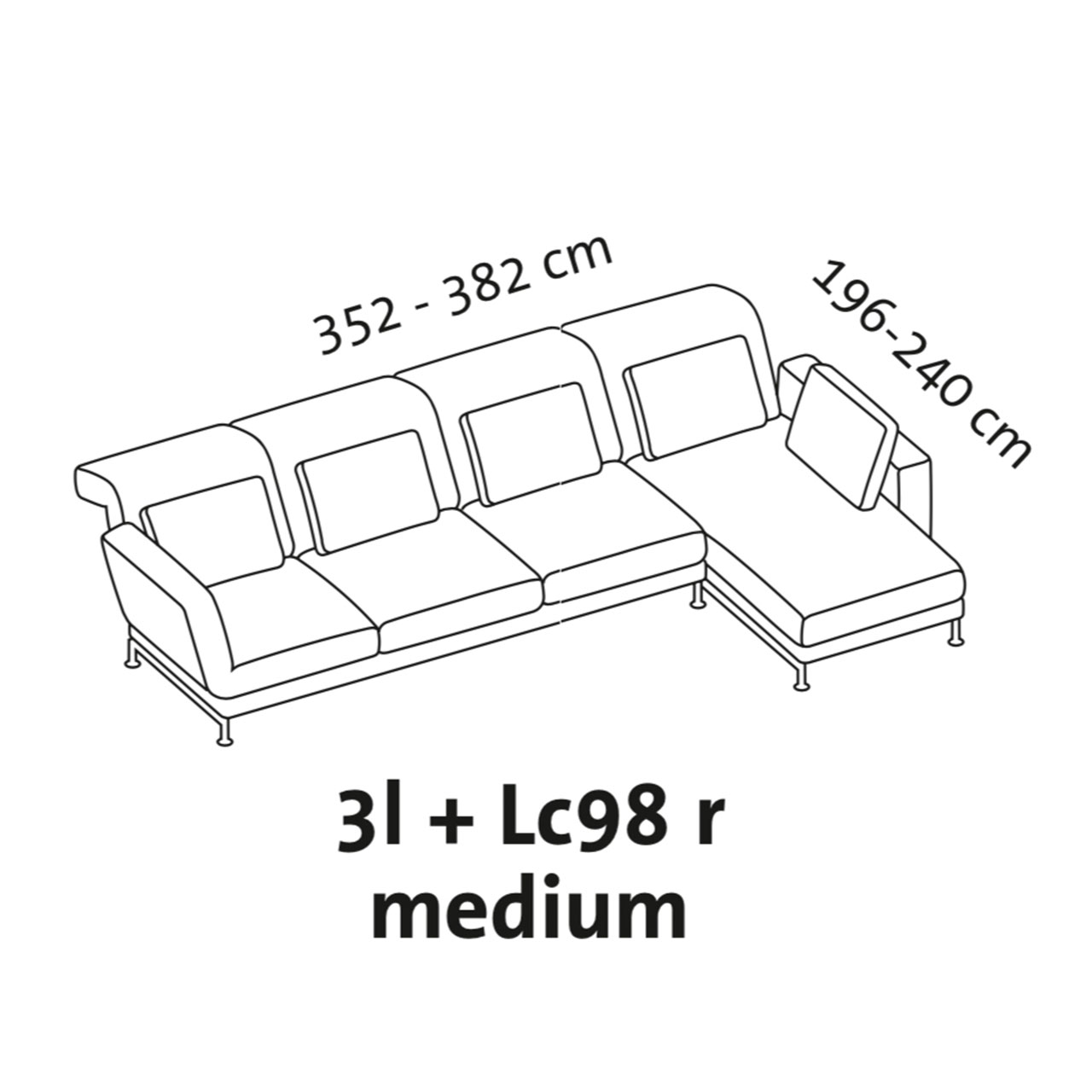 Maßzeichnung brühl moule medium 73126 + 73131 Maßzeichnung brühl moule medium Garnitur
