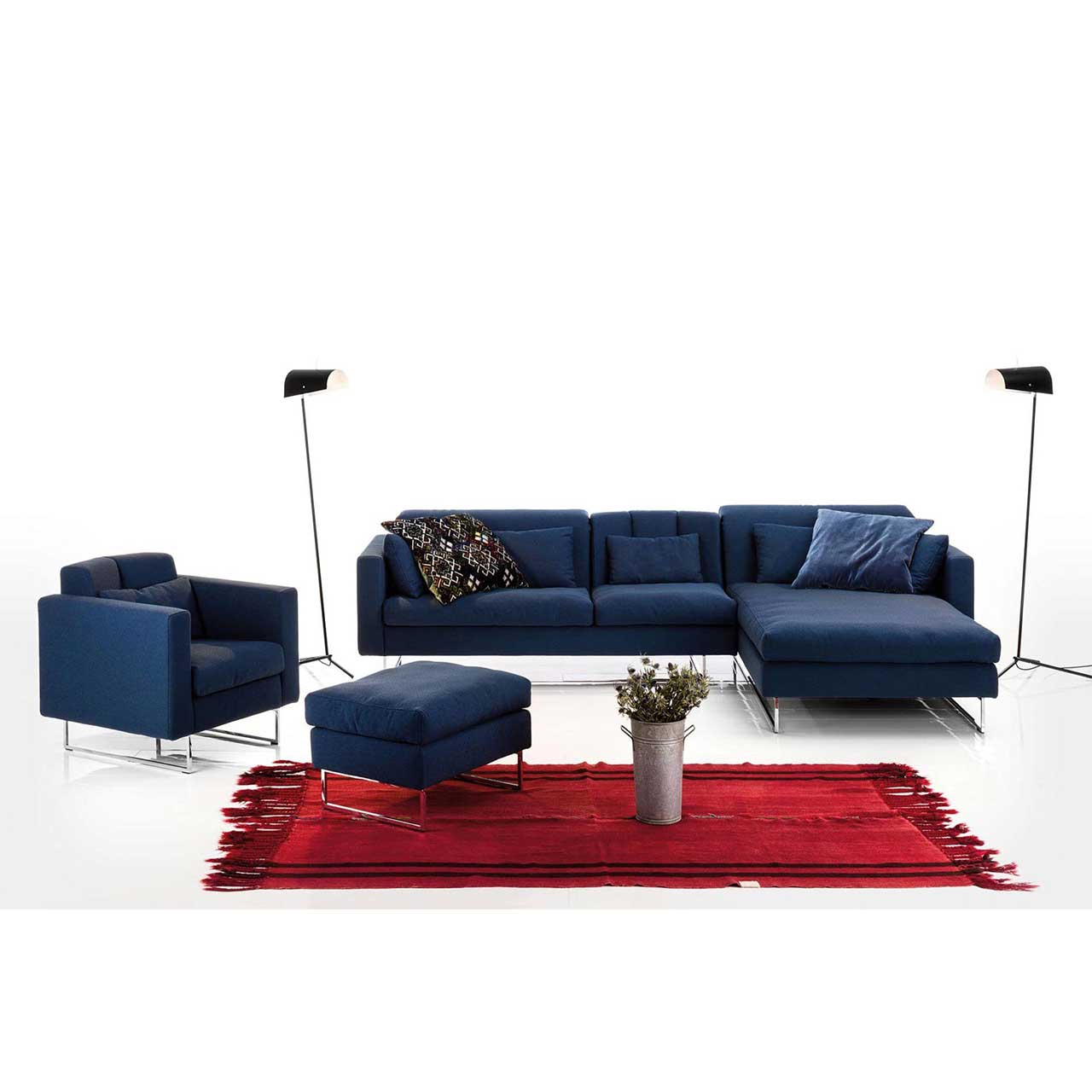 brühl embrace 69624 + 69639 brühl embrace Garnitur aus Anstellsofa und Longchair.