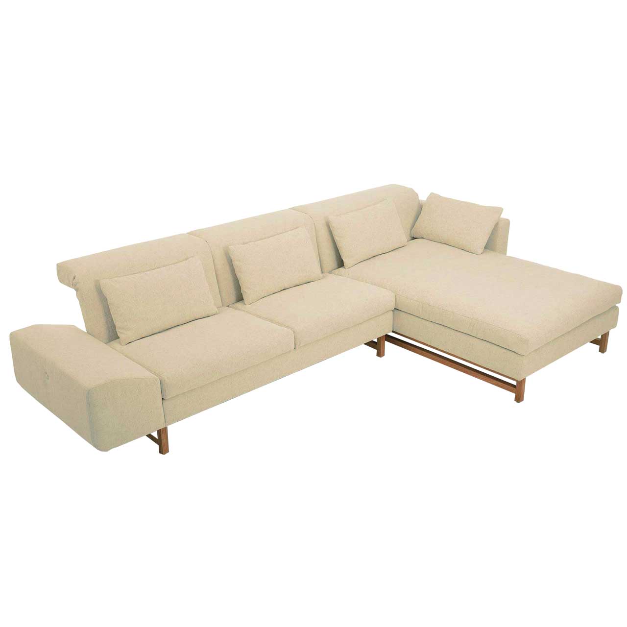 brühl embrace 69620 + 69637 brühl embrace Garnitur aus Anstellsofa und Longchair.