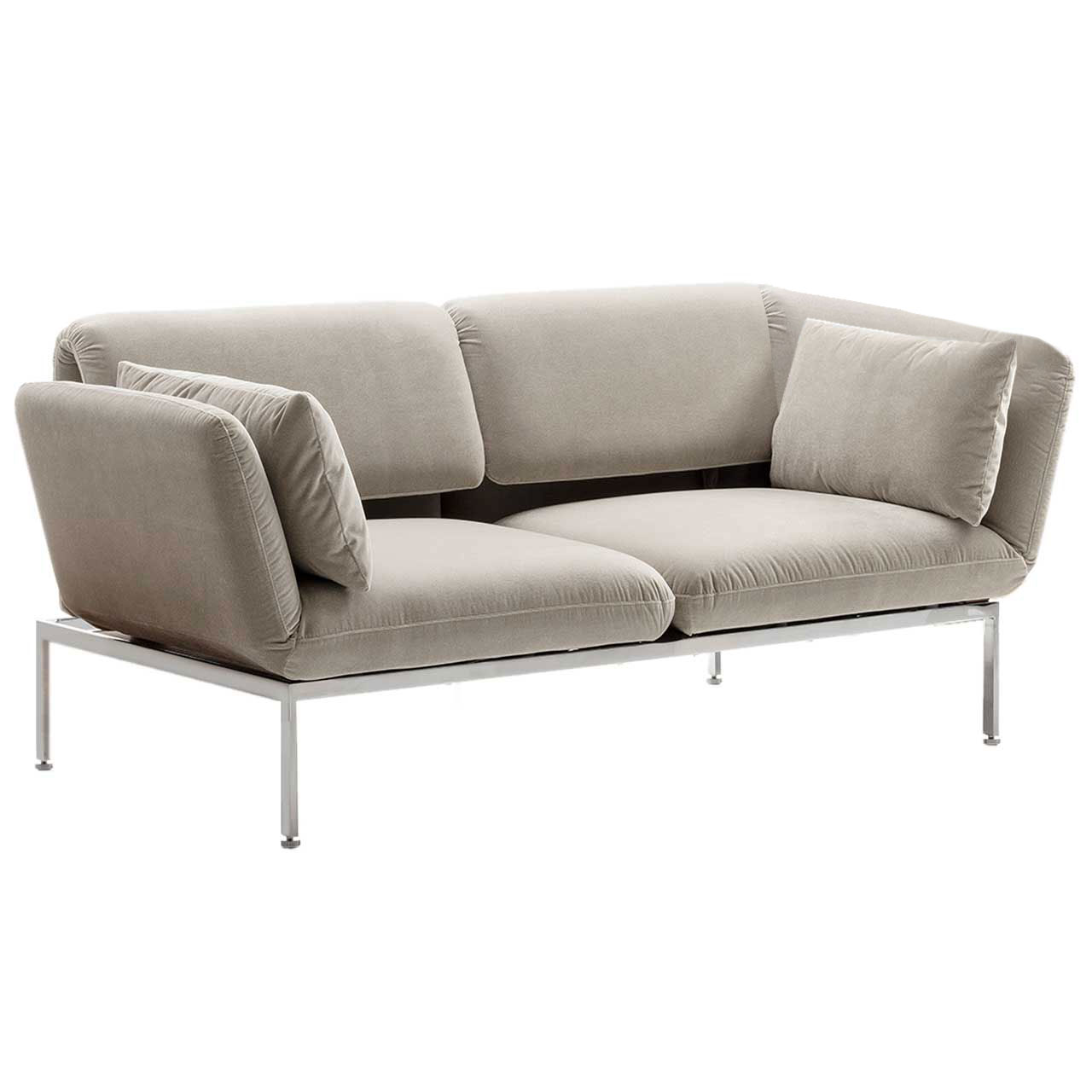 Eckanbausofa brühl roro medium classic 74126 Eckanbausofa der Serie roro medium classic mit Drehsitz links in taupe.