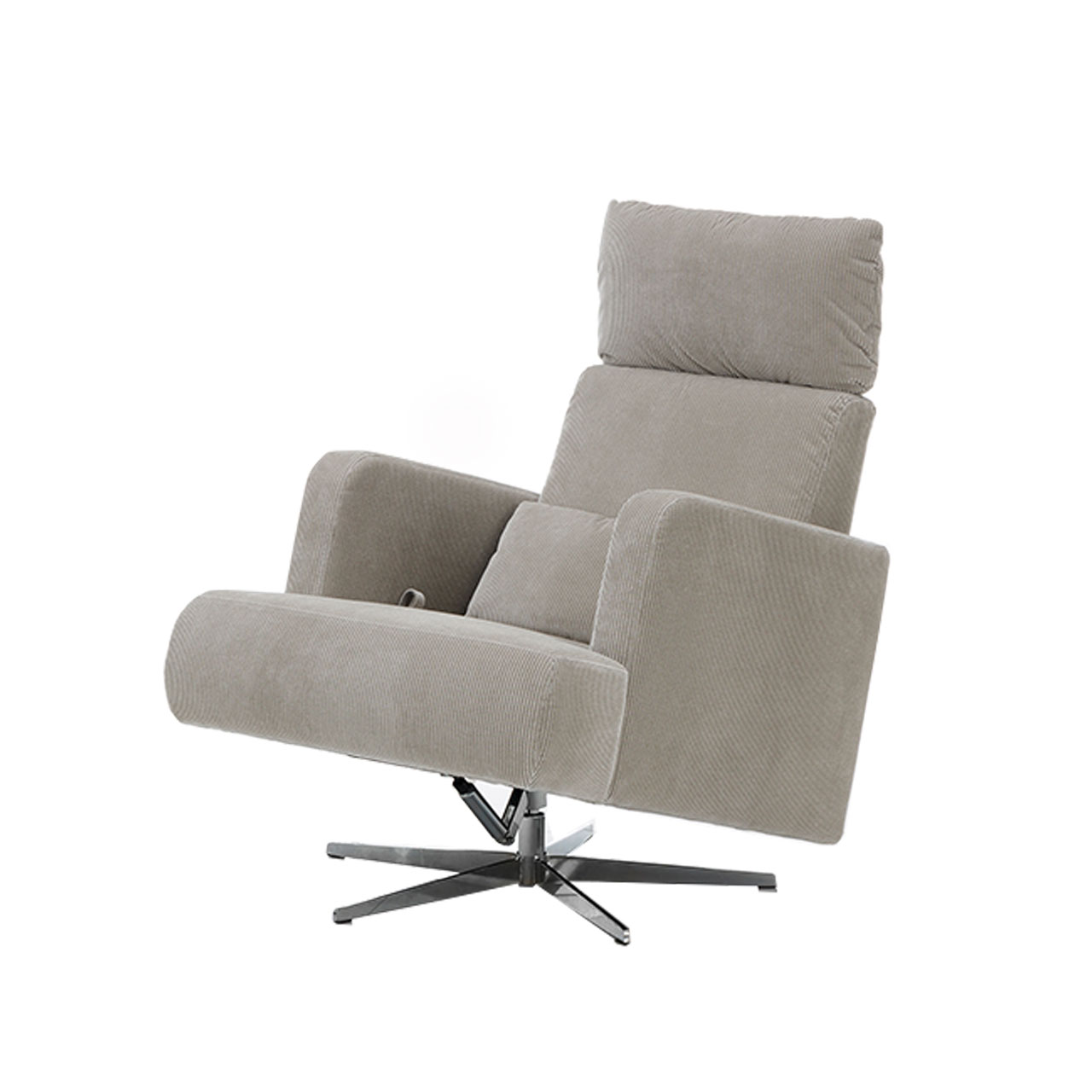 brühl aoyama 75002 Beiger Hochlehnsessel mit Sternfuß.