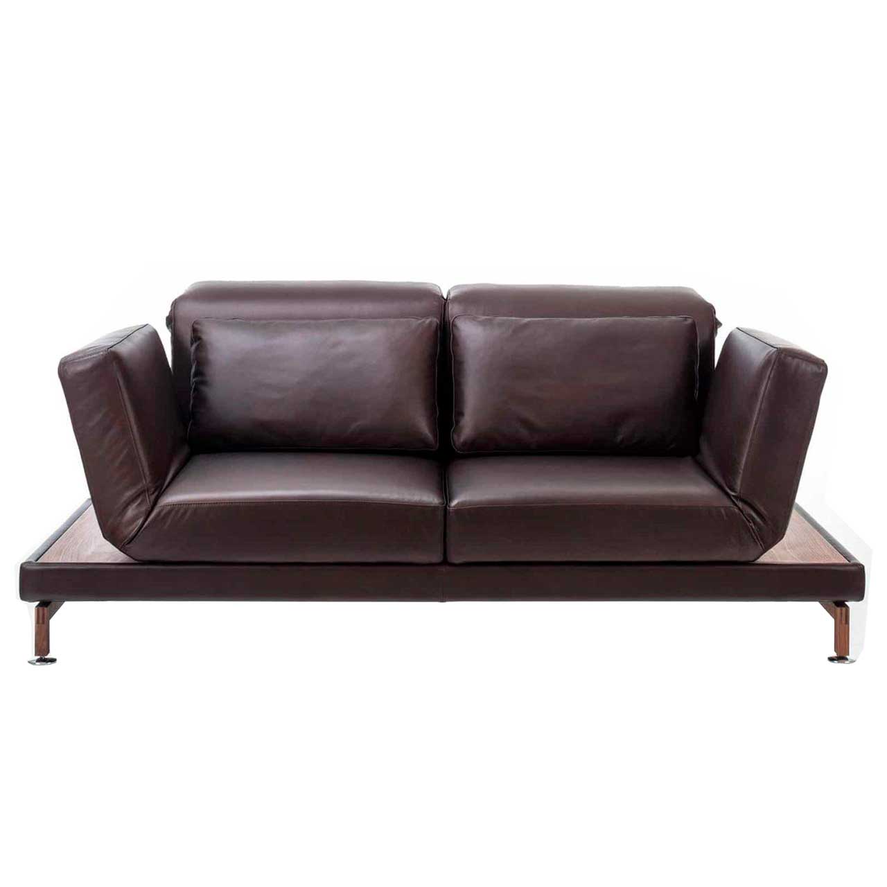 brühl moule medium - Sofa 73107 2-Sitzer mit Drehsitzen + Ablagen