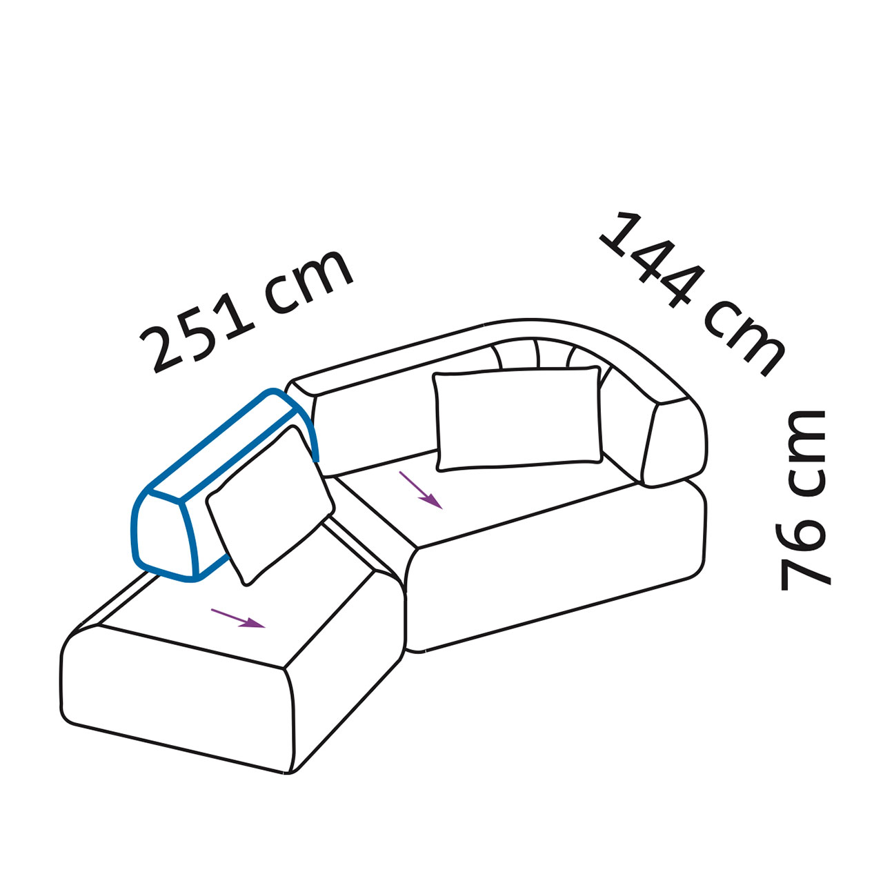 Maßzeichnung brühl all together Ecklösung 73676+73655. Maßzeichnung für die all together Ecklösung 73676+73655.
