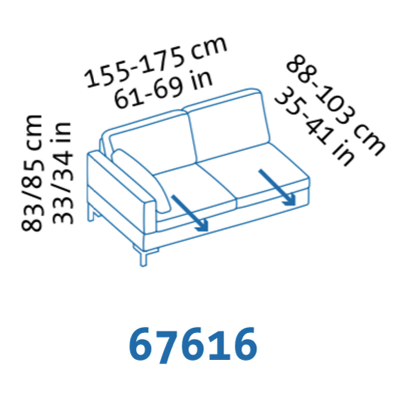Maßzeichnung alba 55/70 67616