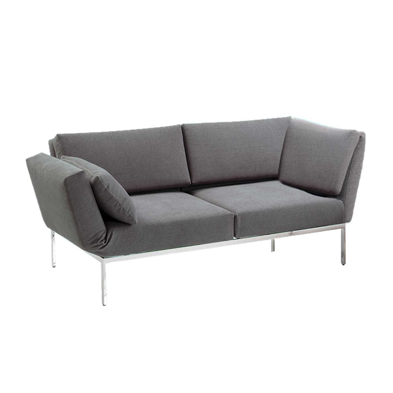 Eckanbausofa brühl roro medium spring 73926 Eckanbausofa der Serie roro medium spring mit Drehsitz links in grau.