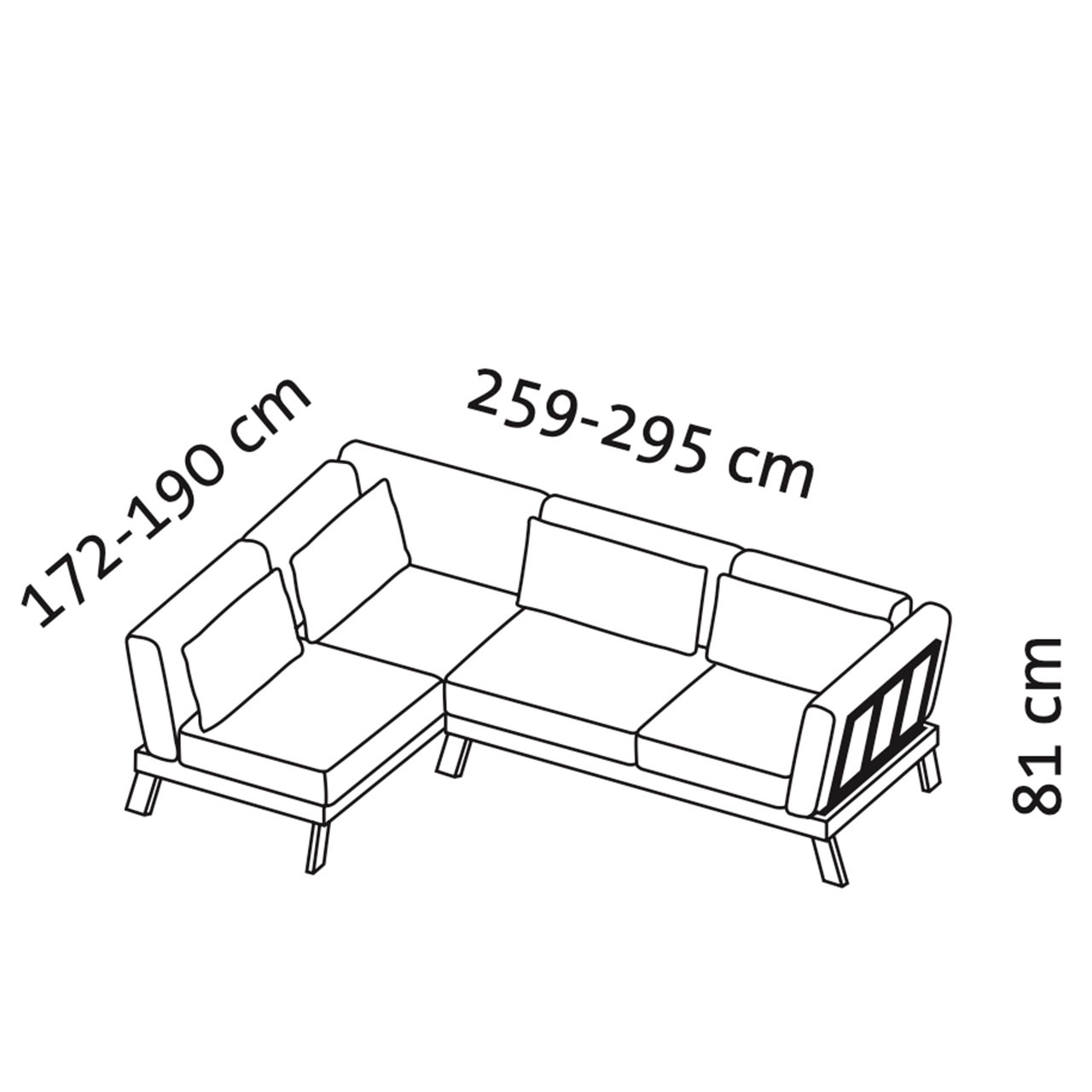 Maßzeichnung brühl lofoten pure 73520 + 73520 Maßzeichnung brühl lofoten pure Eckgarnitur