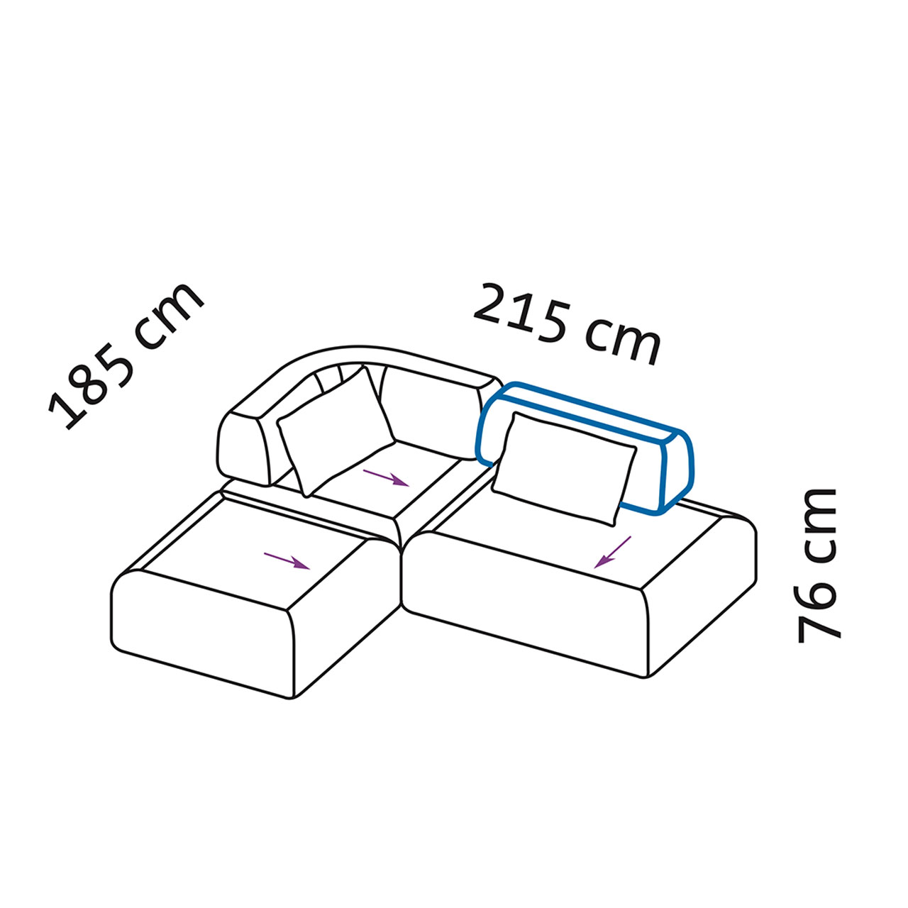 Maßzeichnung brühl all together 73630 + 73617 Maßzeichnung brühl all together 73630 + 73617