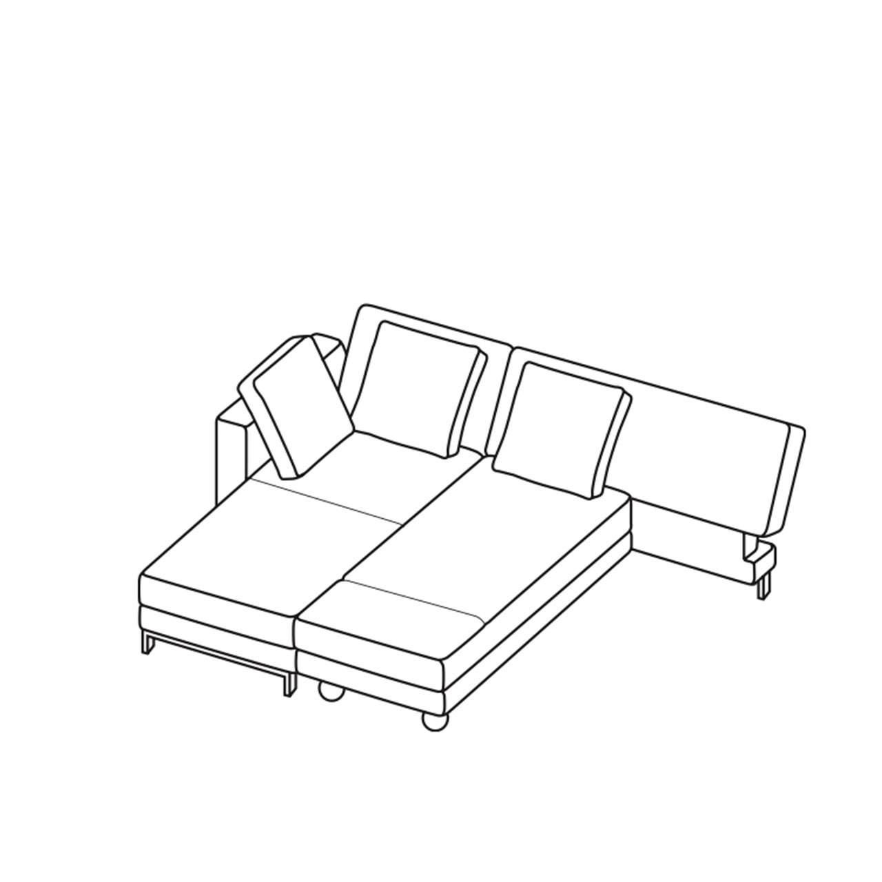 Maßzeichnung brühl four-two compact 68899 Maßzeichnung brühl four-two compact 68899: Umgestellt zu Liegefläche