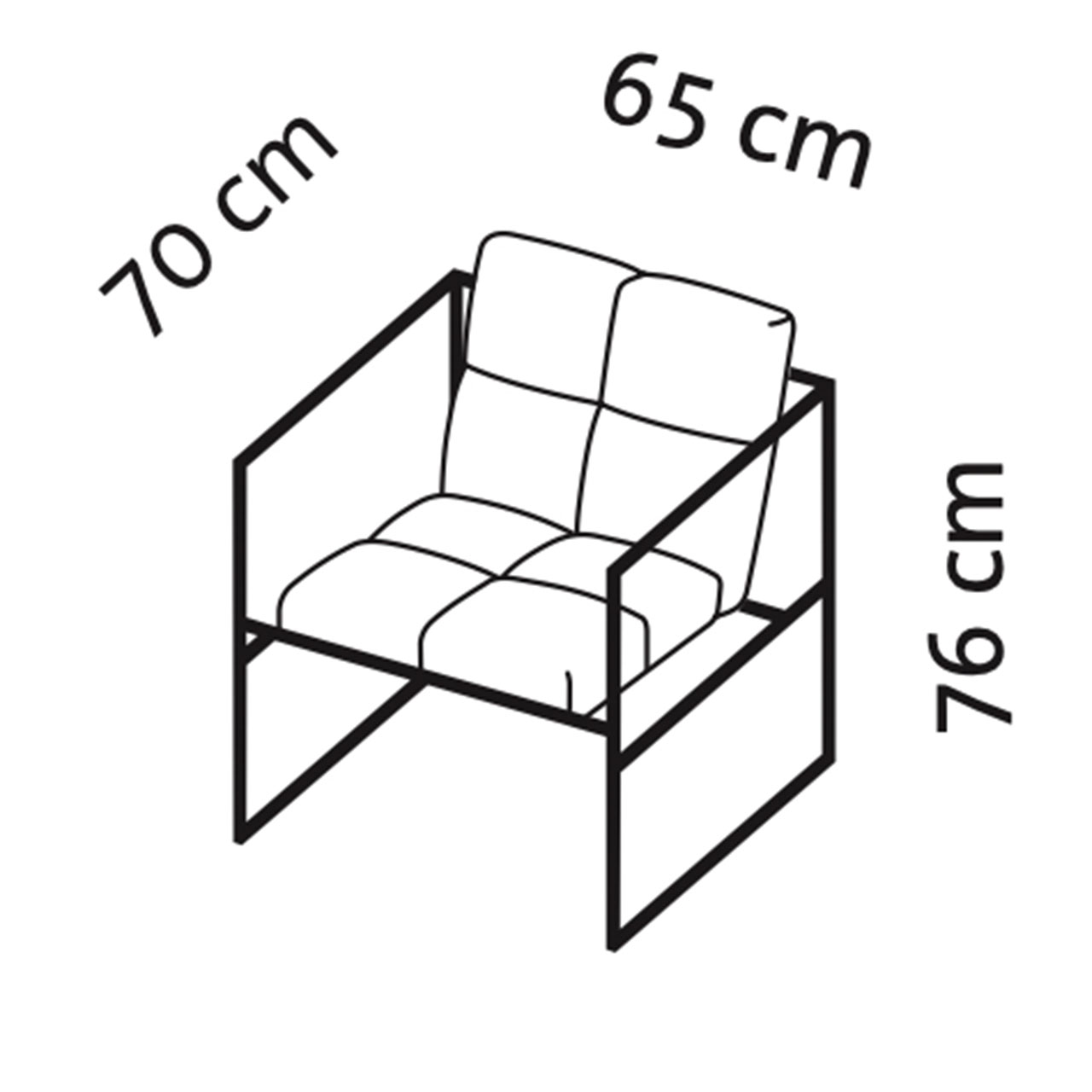 Maßzeichnung brühl grace Sessel 68008. Maßzeichnung für den Sessel grace 68008.