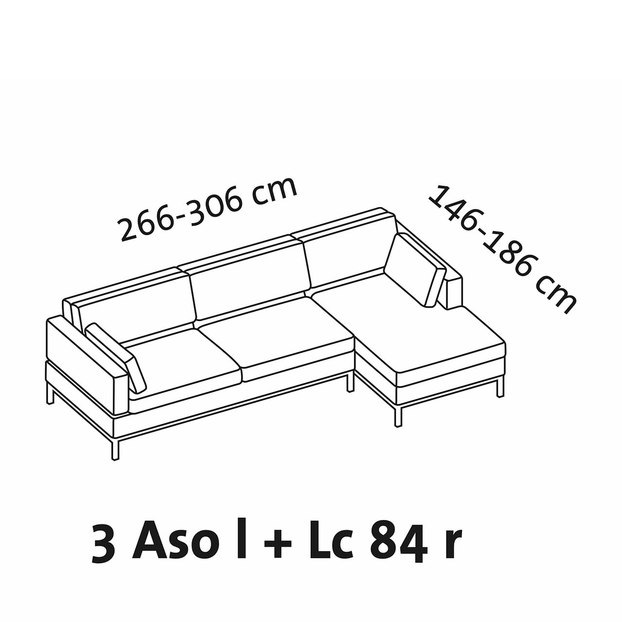Maßzeichnung brühl tomo soft 72434 + 72439 Maßzeichnung brühl tomo soft Eckgarnitur