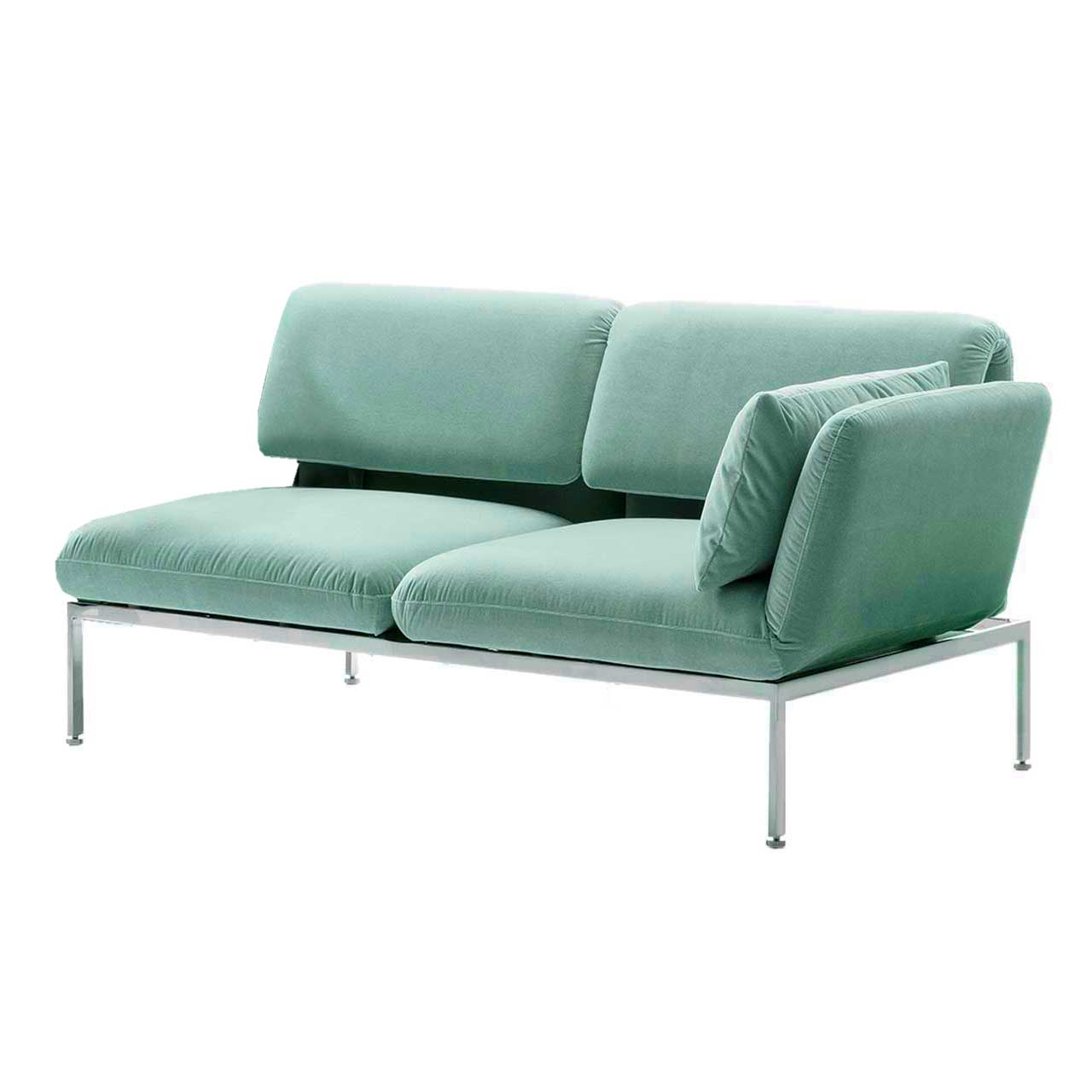 Anstellsofa brühl roro medium classic 74107 Das Anstellsofa der Serie roro medium classic mit zwei Sitzplätzen und Armlehne rechts in lindgrün.