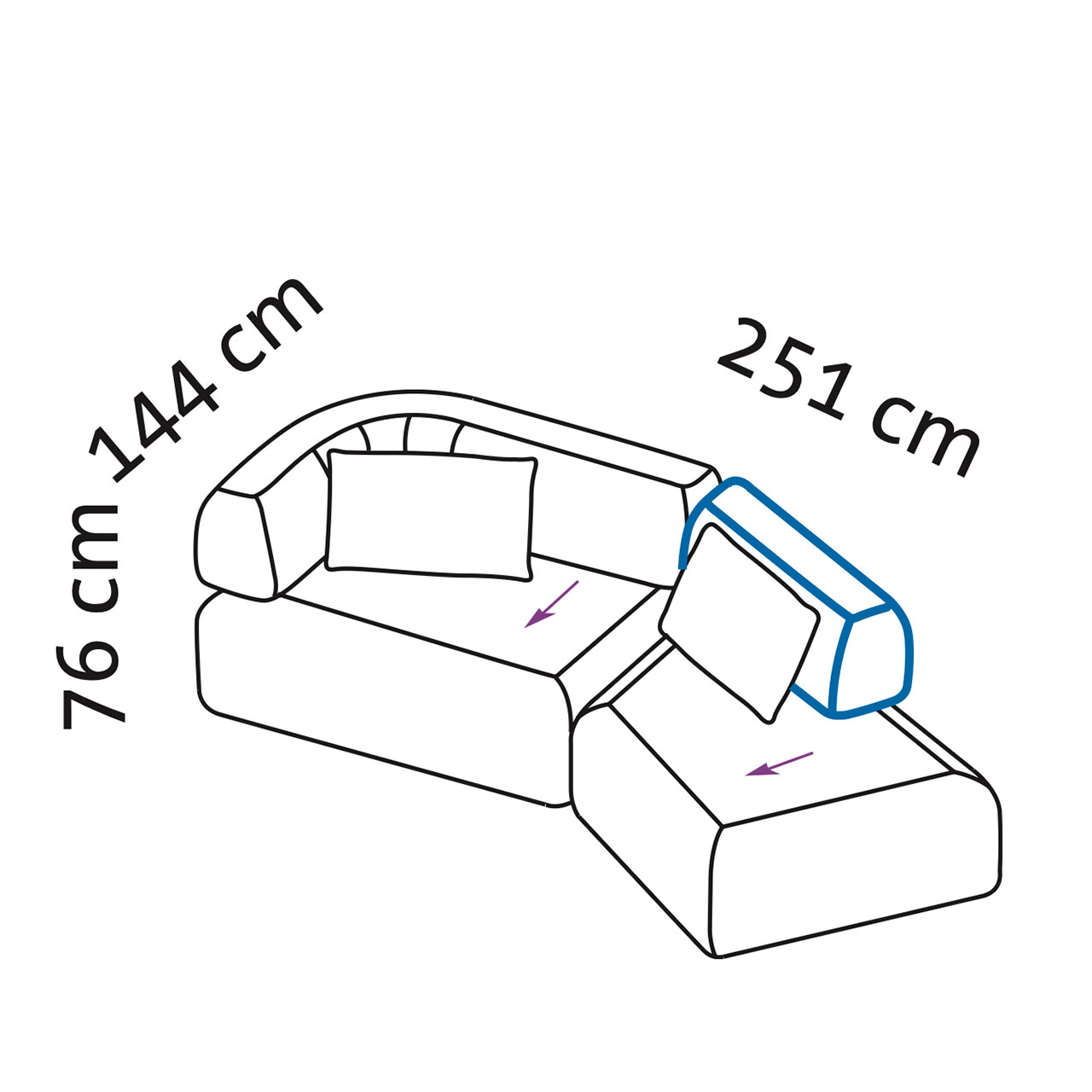 Maßzeichnung brühl all together Ecklösung 73654+73677. Maßzeichnung für die all together Ecklösung 73654+73677.