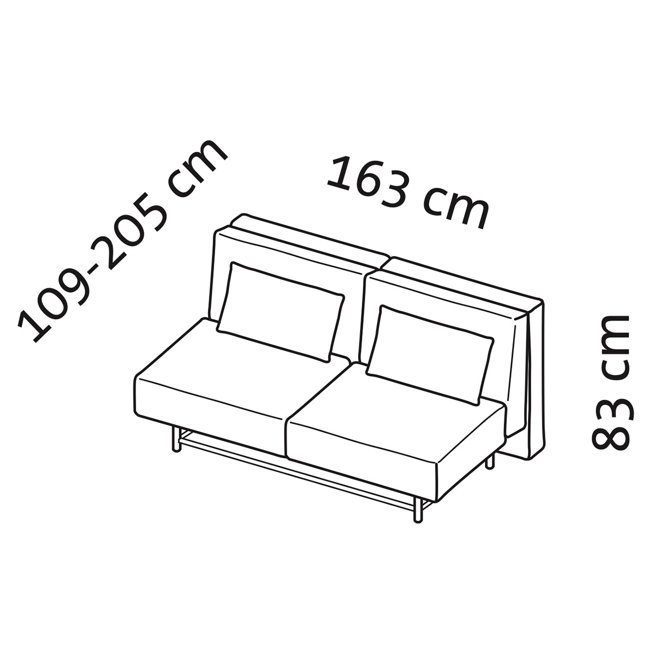 Maßblatt brühl first class 1 Maßblatt Bettsofa brühl fist class