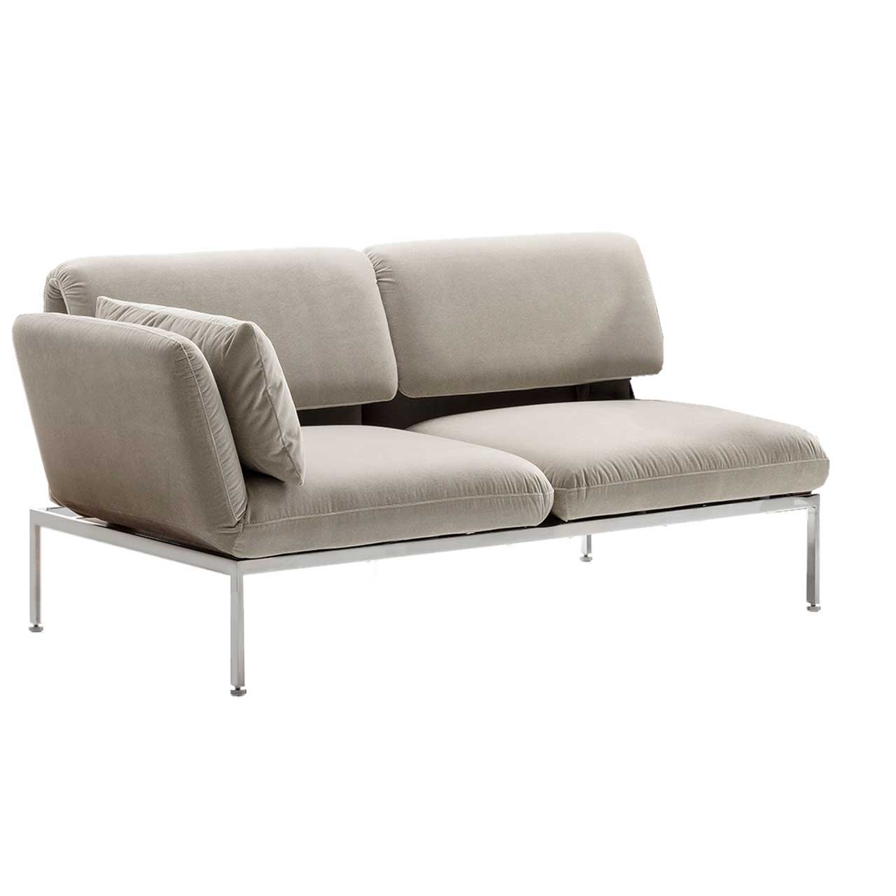 Anstellsofa brühl roro medium classic 74106 Das Anstellsofa der Serie roro medium classic mit zwei Sitzplätzen und Armlehne links in taupe.