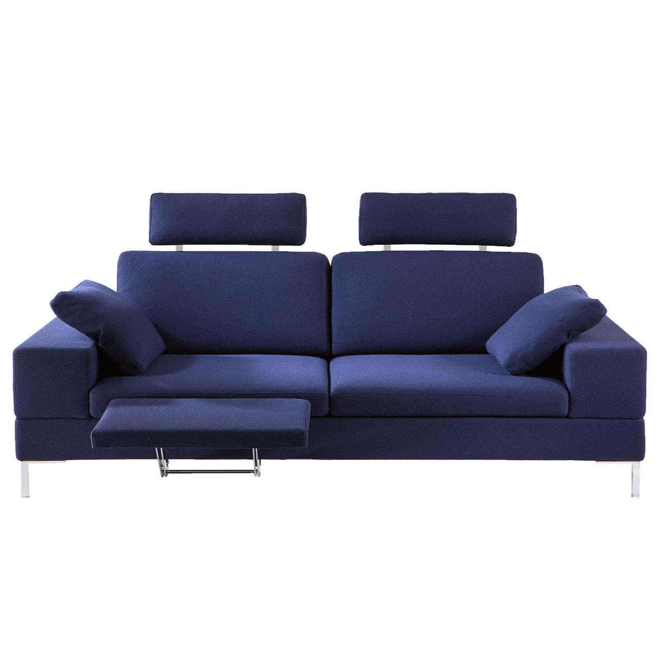 brühl alba - Sofa 3-Sitzer Blaues Sofa mit drei Sitzplätzen.