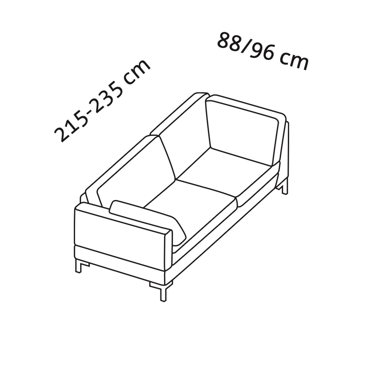 Maßzeichnung alba system Eckanbausofa C1 Maßzeichnung alba system Eckanbausofa C1