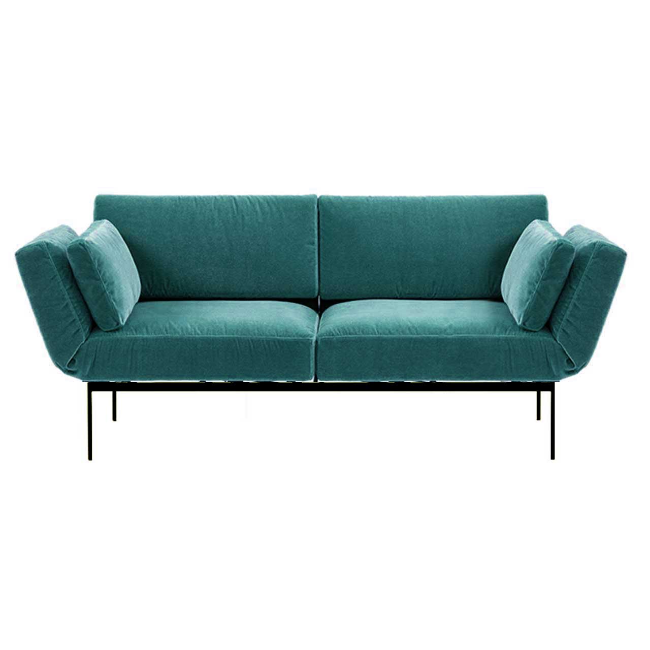 Sofa brühl roro medium spring 73905 Zweisitziges Sofa der Serie roro medium spring in grün.