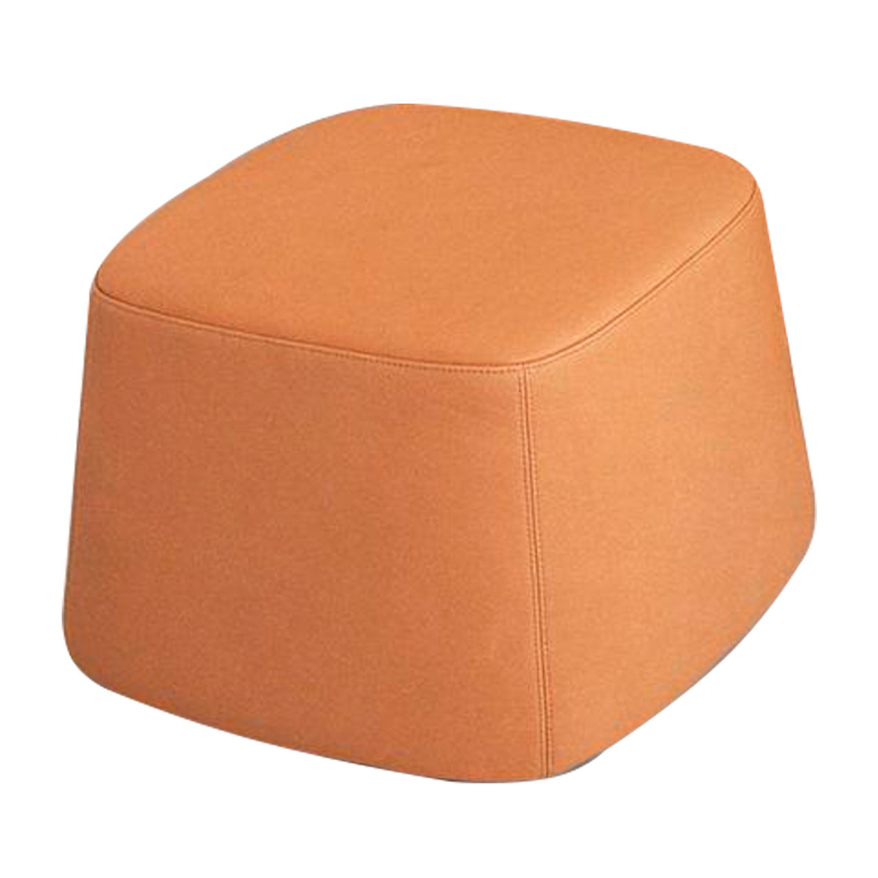 brühl powder Hocker 58861 Ockerfarbener Fußhocker, bodentief, trapezförmig.