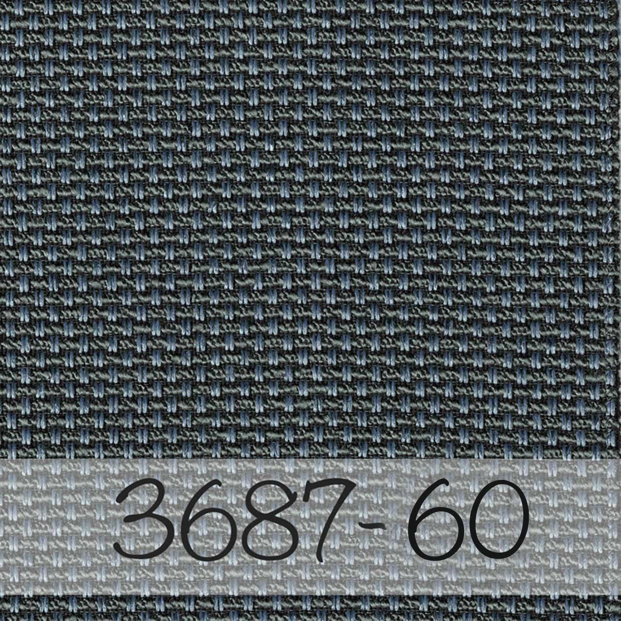 Stoffmuster 3687-60 Stoffmuster 3687-60, grau-grün