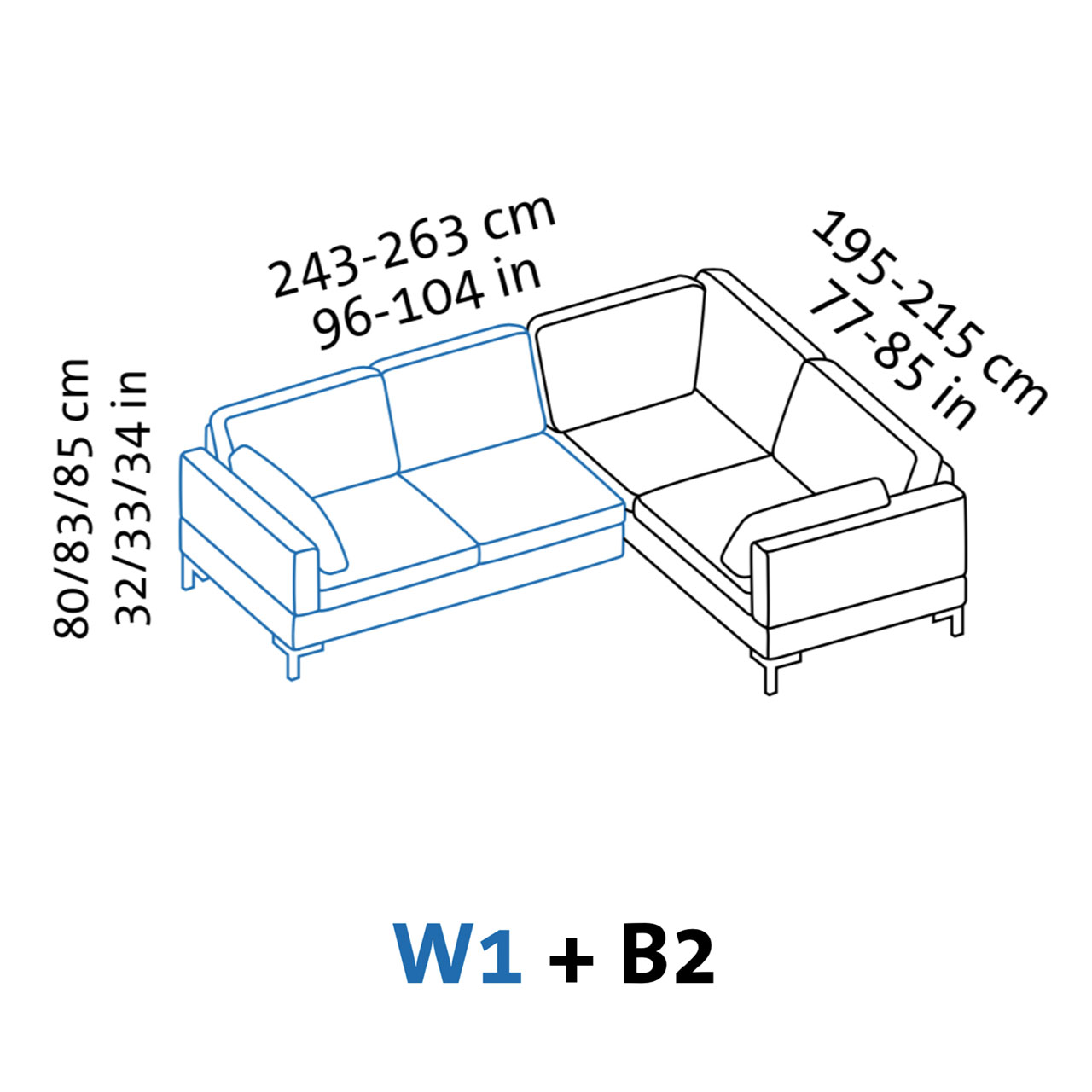 Maßzeichnung alba system W1 + B2 Maßzeichnung alba system W1 + B2