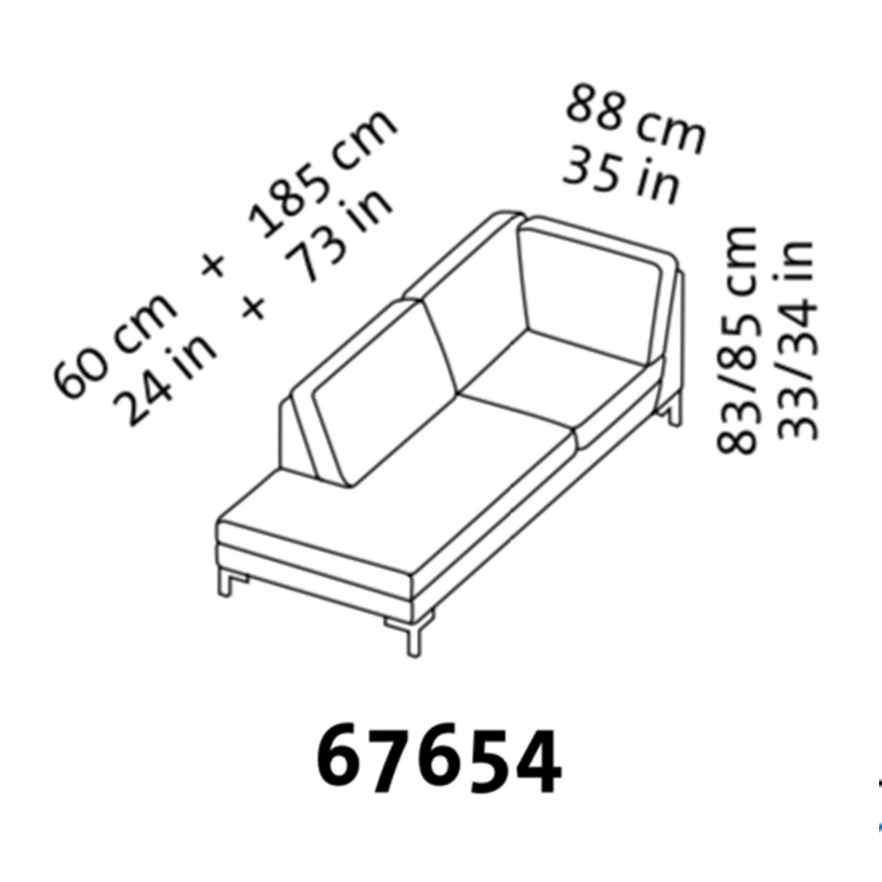 Maßzeichnung alba 55/70 67654