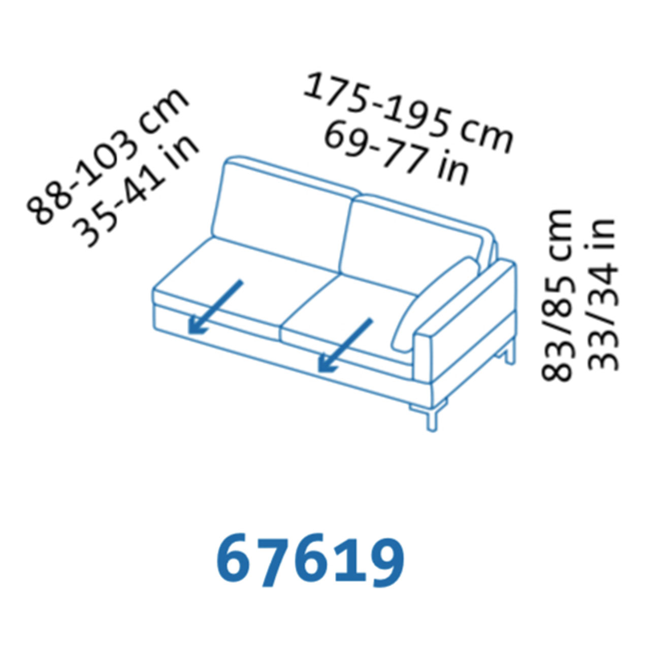 Maßzeichnung alba 55/70 67619
