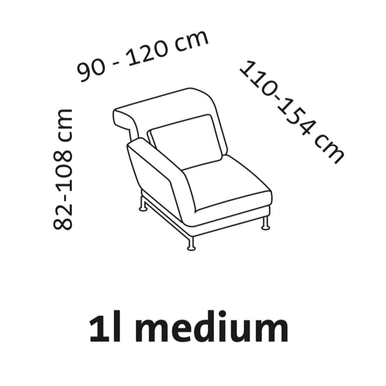 Maßzeichnung brühl moule medium 73118 Maßzeichnung brühl moule medium Drehsessel