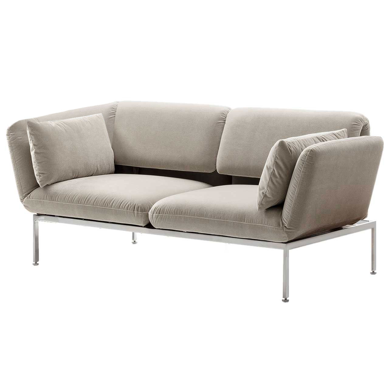 Eckanbausofa brühl roro medium classic 74127 Eckanbausofa der Serie roro medium classic mit Drehsitz rechts in taupe.