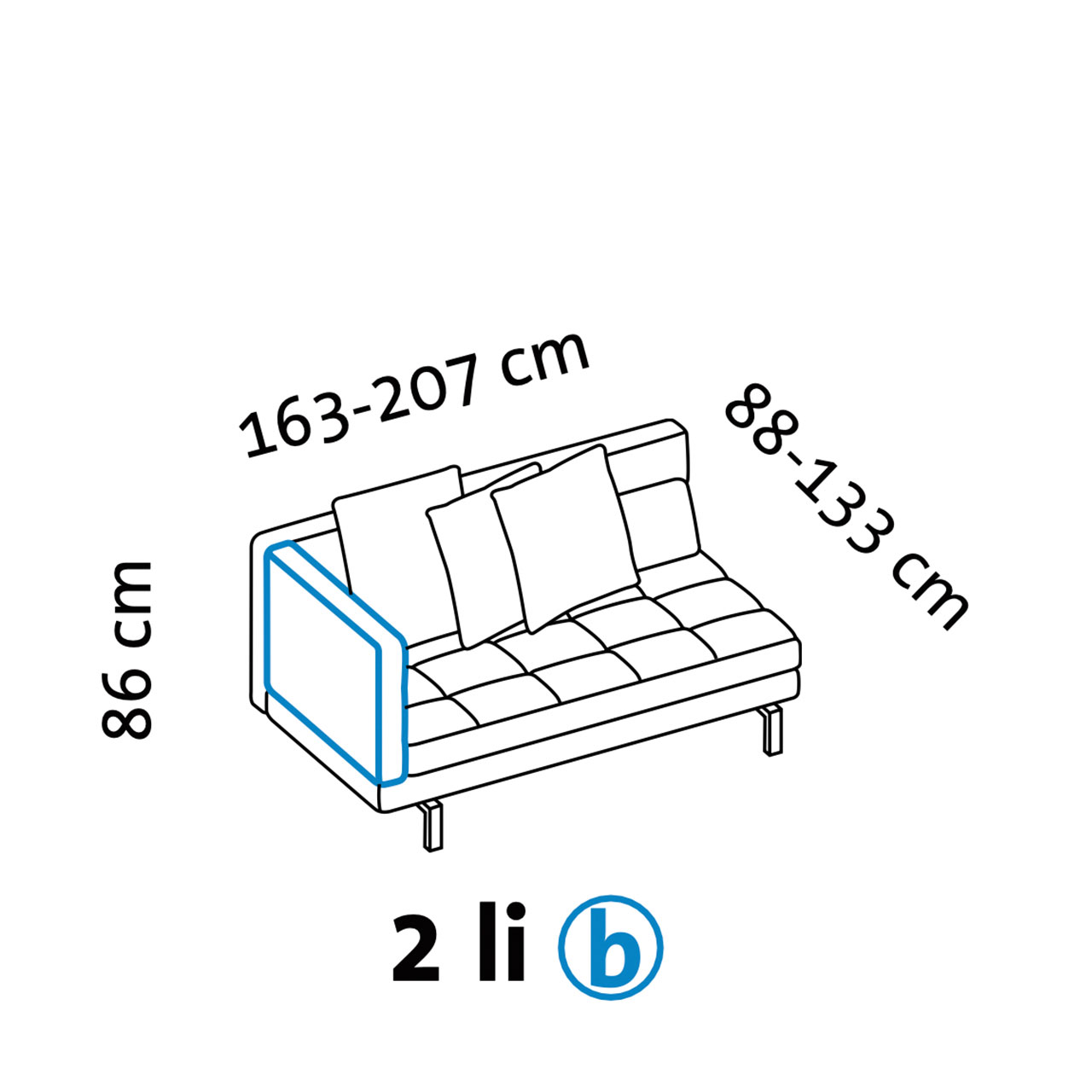 Maßzeichnung brühl amber 67722 Armlehne b Maßzeichnung brühl amber 67722 Armlehne b