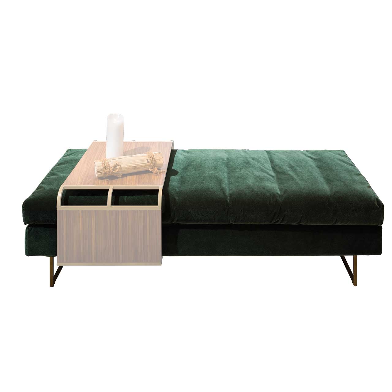 brühl embrace 69664 brühl embrace Bank mit verschiebbarem Auflegetisch.