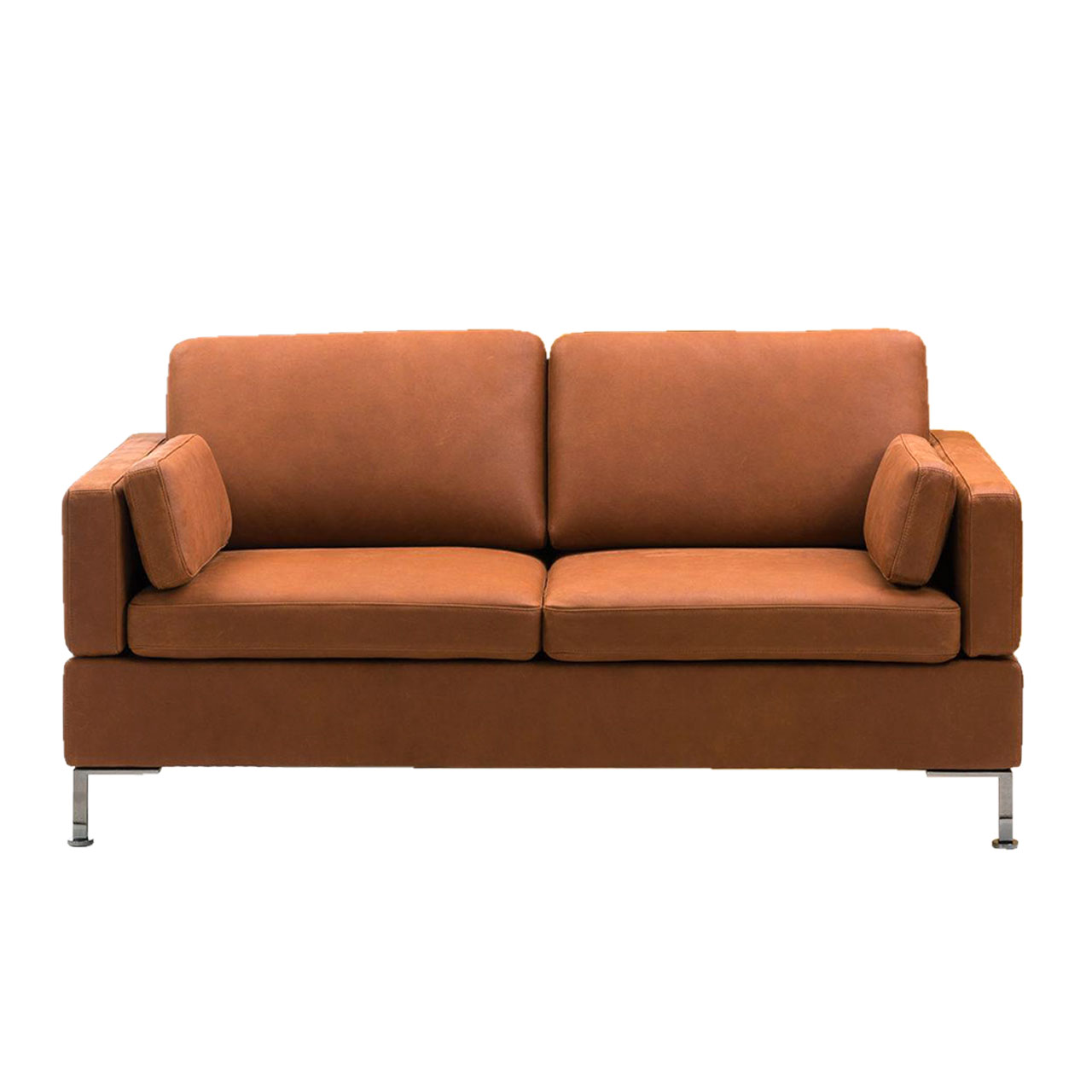 brühl alba - Sofa 2-Sitzer Braunes Sofa mit zwei Sitzplätzen.
