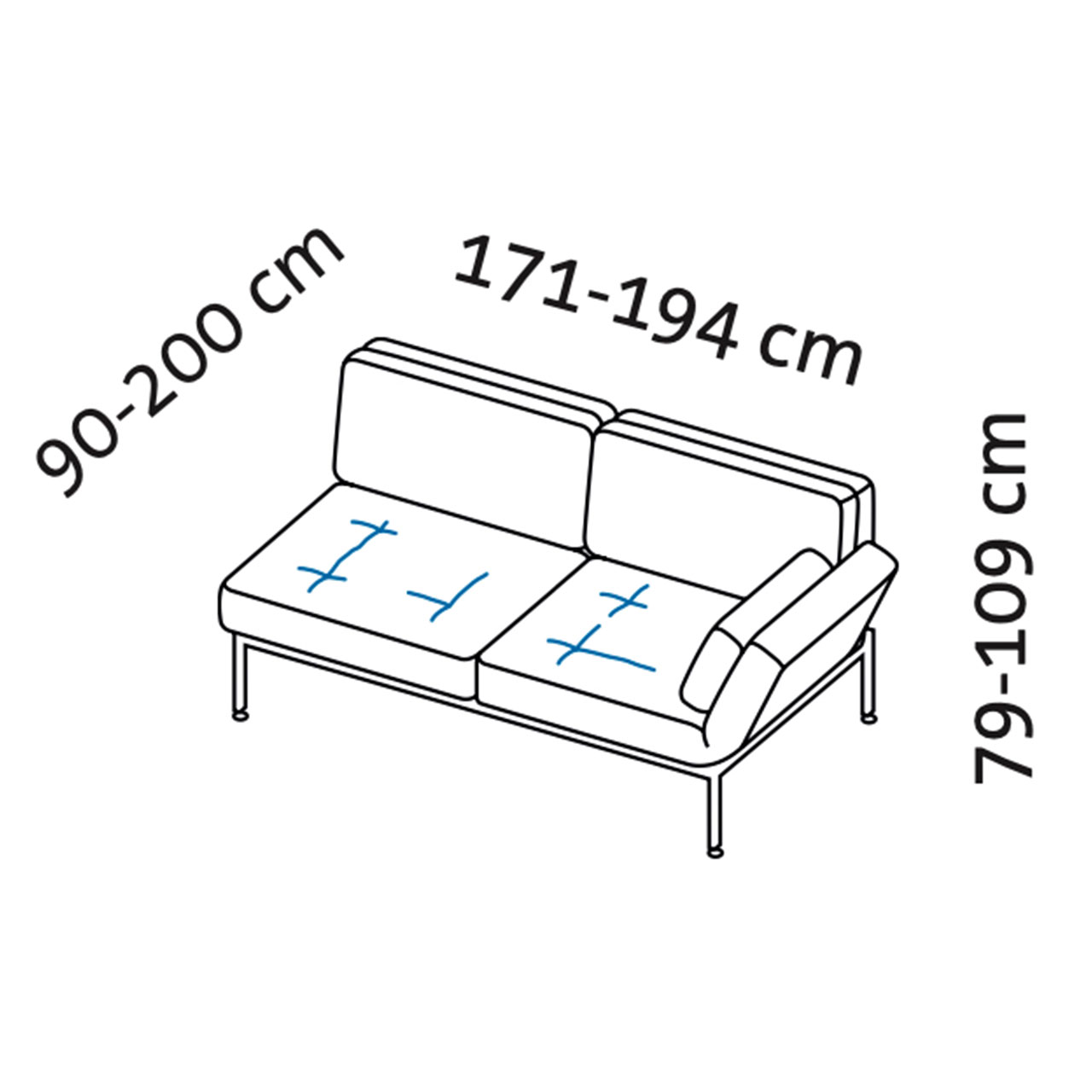 Maßzeichnung roro medium soft Maßzeichnung roro medium soft 74007