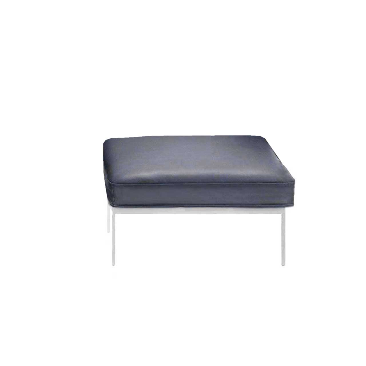 Eckteil brühl roro small soft 77032 Hocker der Serie roro small soft in schwarzem Leder.