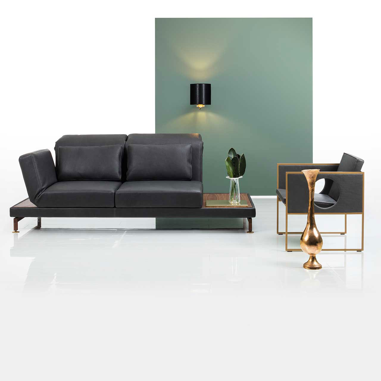brühl moule-medium - Anstellsofa 73128 2-Sitzer Milieu
